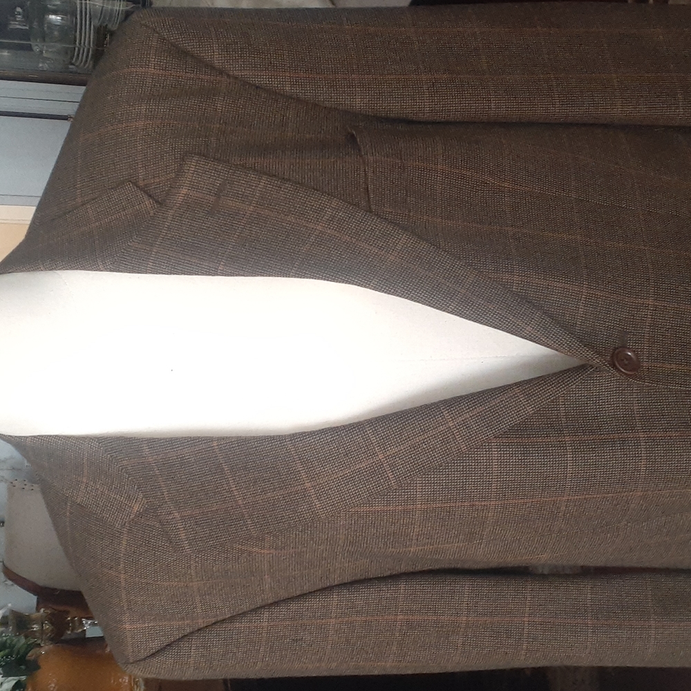 Saks fifth Avenue men's 100% cashmere blazer jacket size 42R - Picture 2 of 13